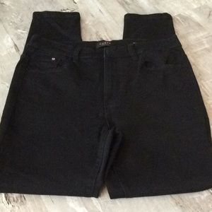 👗Womens Black Curve Appeal Skinny Pants👚